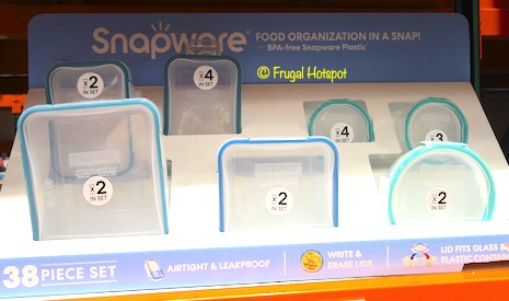 Snapware 38-Piece Plastic Food Storage Set Costco Display Snapware 38-Piece Plastic Food Storage Set Costco Display