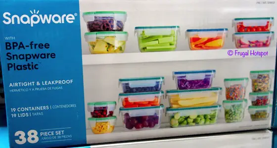 Snapware 38-Piece Plastic Food Storage Set Costco