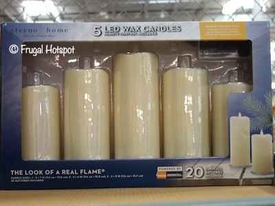 Sterno Home 5-Pc Moving Flame LED Candle Set Costco Sterno Home 5-Pc Moving Flame LED Candle Set Costco