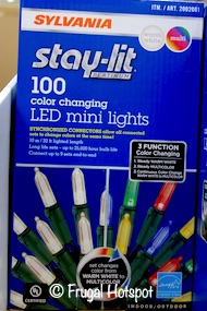 Sylvania Stay-Lit Mini Color Changing Lights 100-count Costco