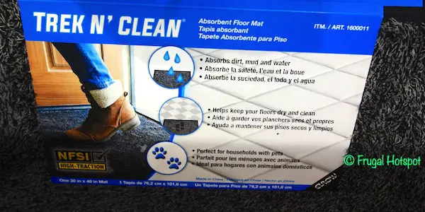 Trek N' Clean Absorbent Floor Mat Costco Trek N' Clean Absorbent Floor Mat Costco