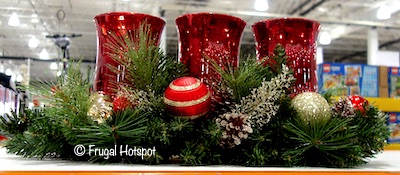 Triple Hurricane Holiday Centerpiece Costco