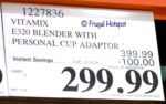 Vitamix Explorian Series E320 Blender Costco Sale Price