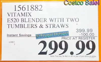 Vitamix Explorian Series E520 Blender | Costco Sale Price 2022