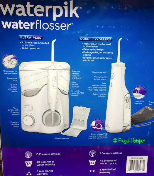 Waterpik Ultra Plus Waterflosser Combo Costco