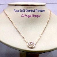 14kt Rose Gold VS2 I 0.25ctw Round Diamond Pendant Costco 14kt Rose Gold VS2 I 0.25ctw Round Diamond Pendant Costco