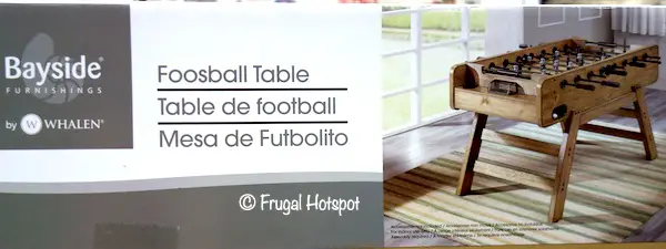 Bayside Furnishings Foosball Table by Whalen Costco