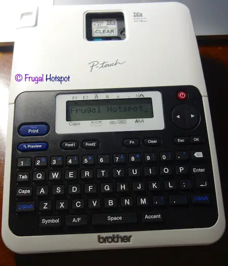Brother P-Touch PT-2040C Labeler Costco