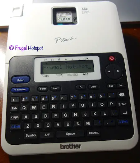 Brother P-Touch PT-2040C Labeler Costco Brother P-Touch PT-2040C Labeler Costco