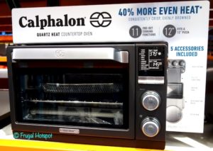 Calphalon Quartz Heat Countertop Oven Costco Display Frugal Hotspot