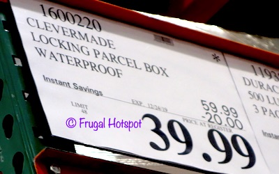 CleverMade Parcel LockBox S100 Costco Sale Price CleverMade Parcel LockBox S100 Costco Sale Price