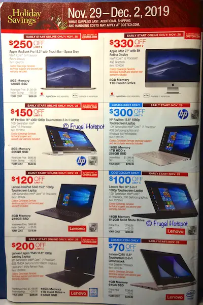 Costco Black Friday Weekend Sale 2019 Page 2