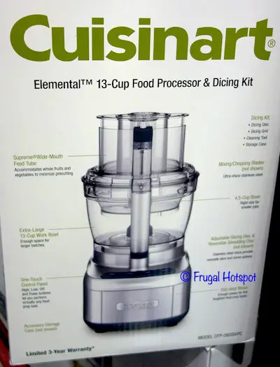 Cuisinart Elemental 13 Cup Food Processor and Dicing Kit Costco