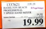 Hamilton Beach 5-Speed Hand Mixer Costco Sale Price