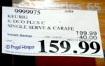 Keurig K-Duo Plus C Single Serve Carafe Costco Sale Price Keurig K-Duo Plus C Single Serve Carafe Costco Sale Price