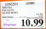 Mikasa Palazzo Crystal Bowl Costco Sale Price