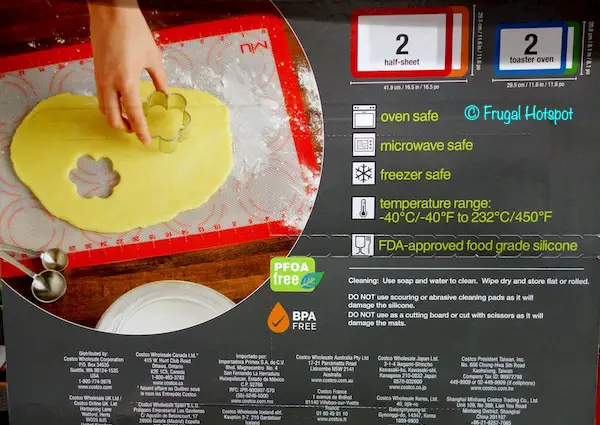 Miu Silicone Baking Mat 4-Piece Costco