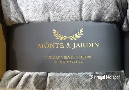 Monte & Jardin Velvet Throw Costco