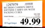 Ricardo Camden Drive Softside Carry-on Costco Sale Price