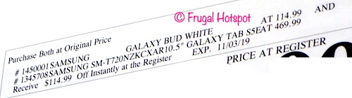 Samsung 10.5 Galaxy Tab and Bud Special Bundle Price Samsung 10.5 Galaxy Tab and Bud Special Bundle Price