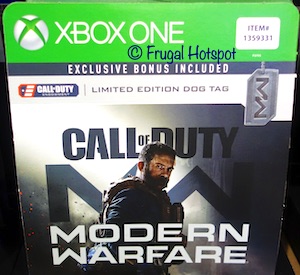 Xbox One Call of Duty Modern Warfare with Dog Tag Costco Xbox One Call of Duty Modern Warfare with Dog Tag Costco