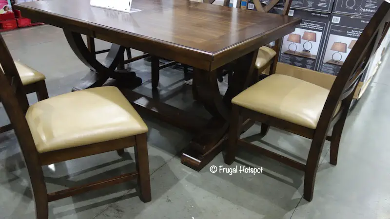 Bayside Furnishings Lakemont 7-Piece Dining Set Costco Display