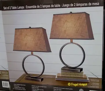 Costco Sale Bridgeport Designs Halo Table Lamp 2 Pk 59 99