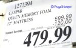 Casper Memory Foam 12-inch Mattress Queen Costco Sale Price Casper Memory Foam 12-inch Mattress Queen Costco Sale Price