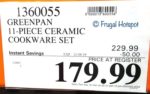GreenPan New York Pro Cookware 11-Pc Set Costco Sale Price