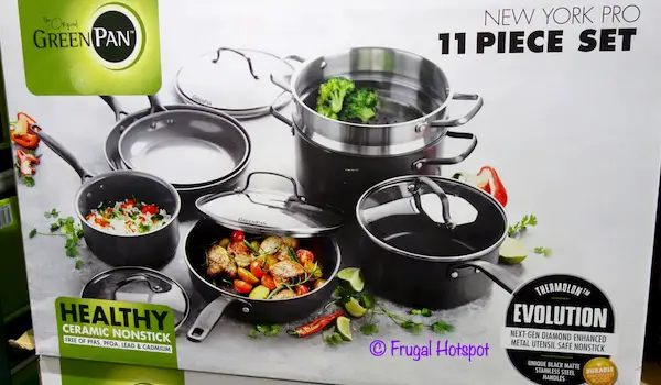 GreenPan New York Pro Cookware 11-Pc Set Costco