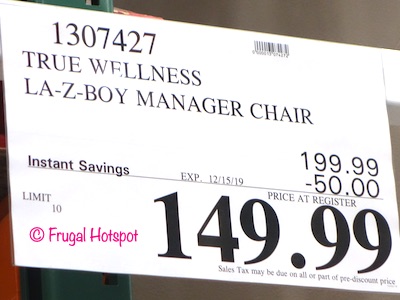 La-Z-Boy Manager Chair Costco Sale Price