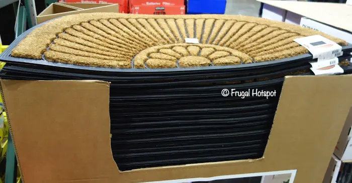 Landia Home Coir and Rubber Door Mat Costco Display