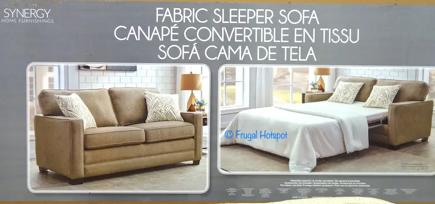 Synergy Home Fabric Sleeper Sofa Costco Synergy Home Fabric Sleeper Sofa Costco