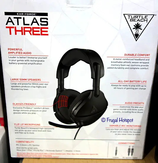 Turtle Beach Atlas Three Wired Gaming Headset Costco Turtle Beach Atlas Three Wired Gaming Headset Costco