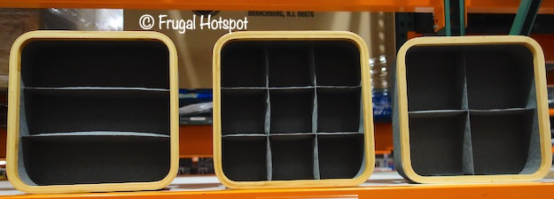 3-Pack Drawer Organizers Costco Display 3-Pack Drawer Organizers Costco Display