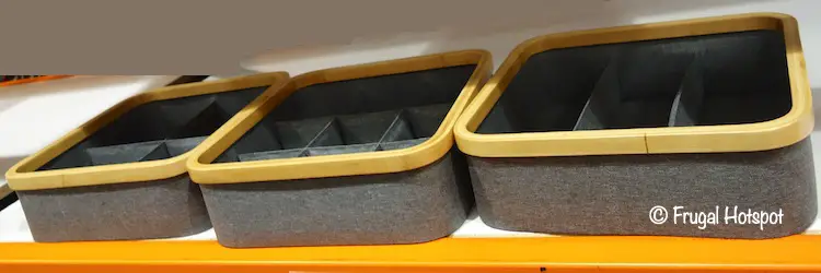 3-Pack Drawer Organizers Costco Display 3-Pack Drawer Organizers Costco Display