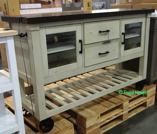 Bayside Furnishings 60 Kitchen Cart Costco Display