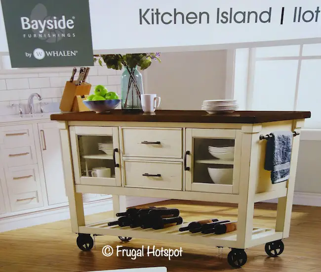 Bayside Furnishings 60 Kitchen Cart Costco