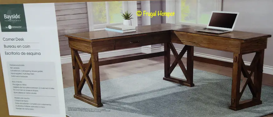 Bayside Furnishings 67 Corner Desk with Lift Costco Bayside Furnishings 67 Corner Desk with Lift Costco