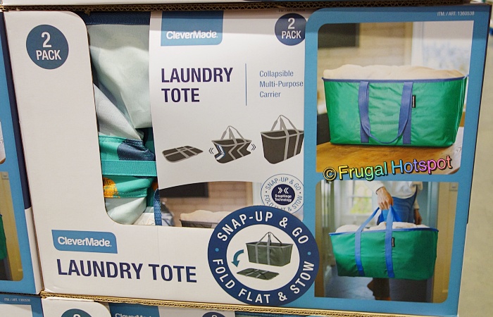 CleverMade Collapsible Laundry Tote | Costco