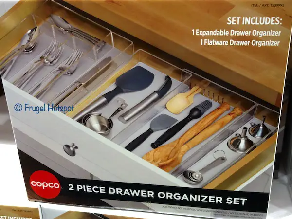 Copco Drawer Organizer 2-Piece Set Costco