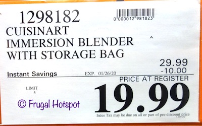 Cuisinart Smart Stick Variable Speed Hand Blender Costco Sale Price Cuisinart Smart Stick Variable Speed Hand Blender Costco Sale Price