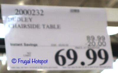 Dudley Chairside Table Costco Sale Price Dudley Chairside Table Costco Sale Price