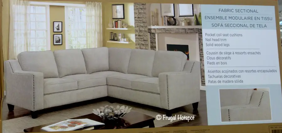 Ellendale Fabric Sectional Costco