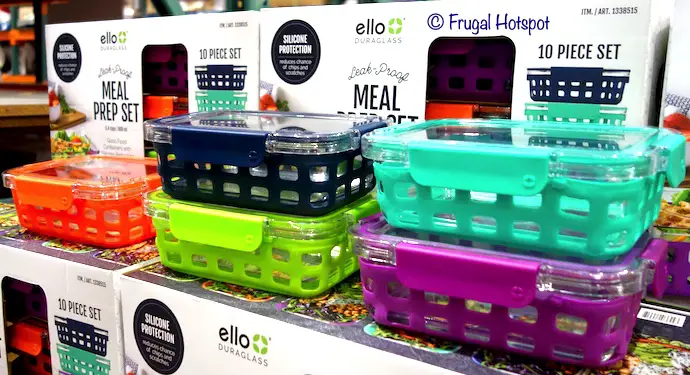 Ello Glass Meal Prep Food Storage 10-Pc Costco Display