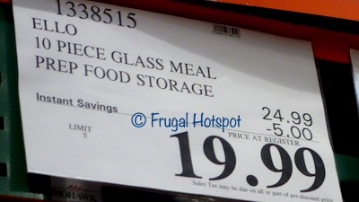 Ello Glass Meal Prep Food Storage 10pc | Costco Sale Price