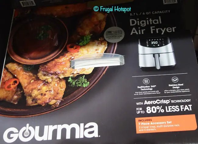 Gourmia Digital Air Fryer 6-Quart Costco