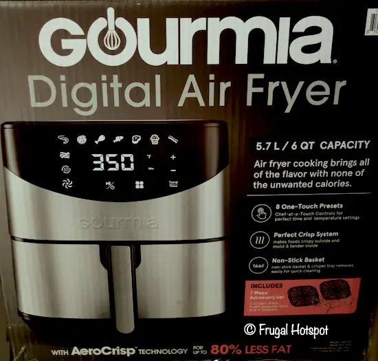 Gourmia Digital Air Fryer 6-Quart Costco