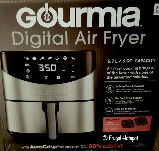 Gourmia Digital Air Fryer 6-Quart Costco Gourmia Digital Air Fryer 6-Quart Costco