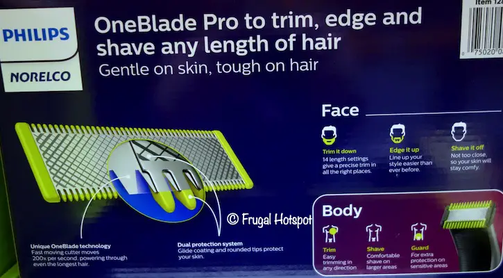 Norelco One Blade Face and Body Trimmer Costco